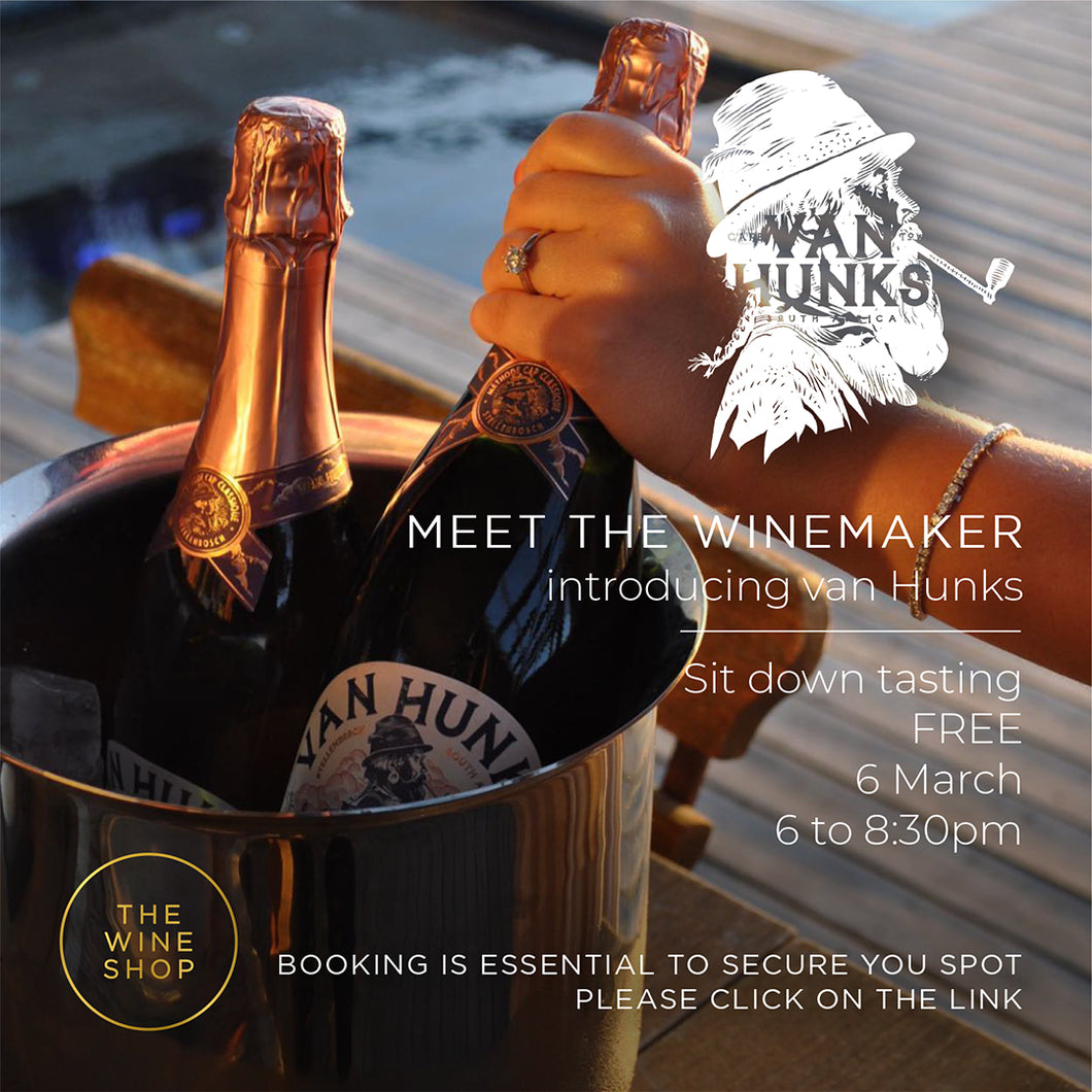 MEET THE WINEMAKER! | VAN HUNKS | BOOKING TICKET