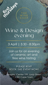 Wine & Design Evening, 03 April 2025 | EVENT ADMISSION TICKET