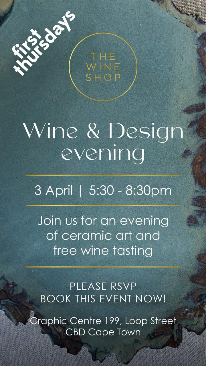 Wine & Design Evening, 03 April 2025 | EVENT ADMISSION TICKET